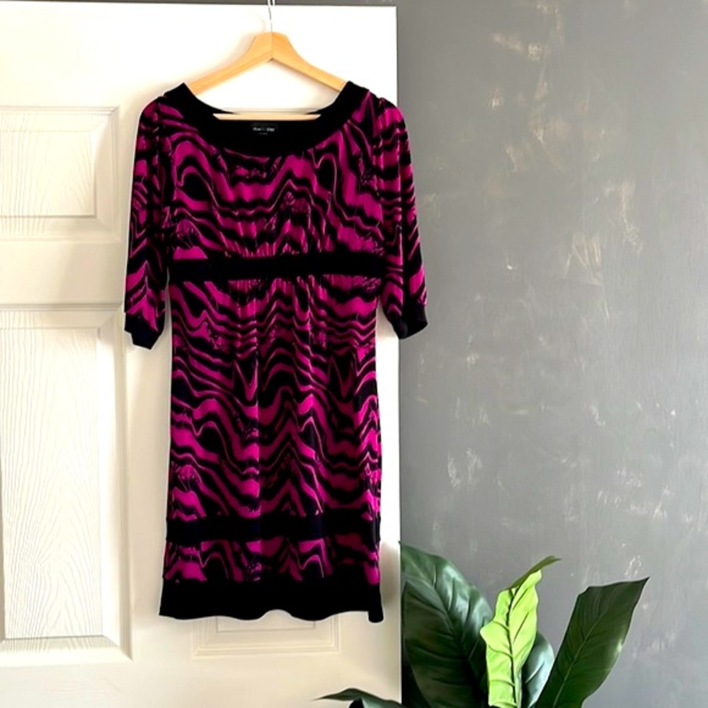 Max & Cleo | Y2K magenta office-to-party frock
